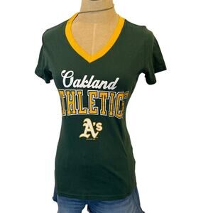 OAKLAND ATHLETICS MLB Baseball Shirt Top Tee T-Shirt Women S gameday